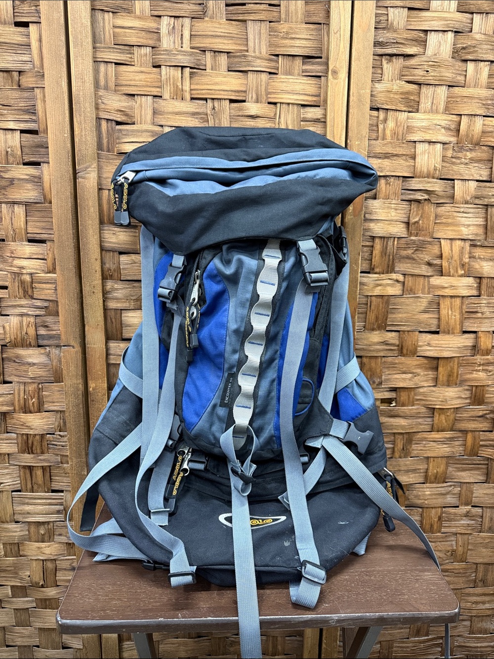 Asolo Encounter 60L Black and Blue Men's Hiking Backpack
